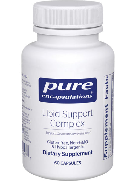 Pure Encapsulations, Lipid Support Complex, 60 Capsules