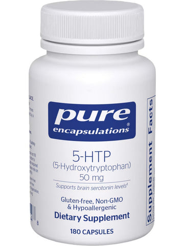 Pure Encapsulations, 5-HTP (5-Hydroxytryptophan), 50 mg, 180 Capsules