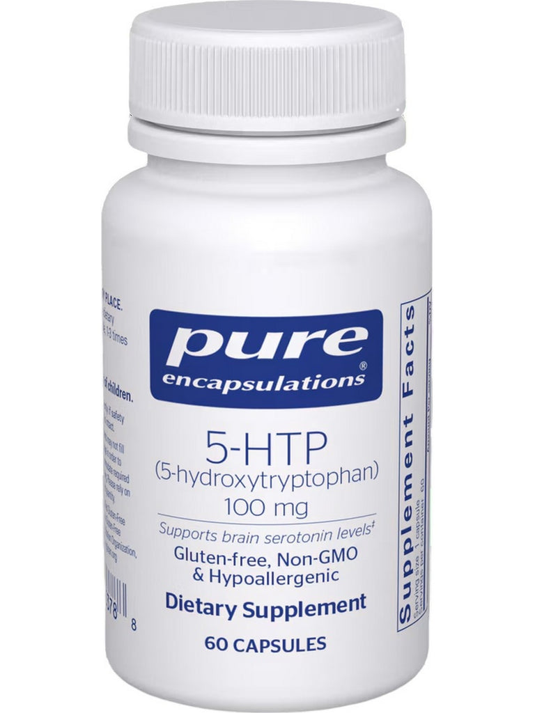 Pure Encapsulations, 5-HTP (5-Hydroxytryptophan), 100 mg, 60 Capsules