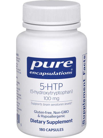 Pure Encapsulations, 5-HTP (5-Hydroxytryptophan), 100 mg, 180 Capsules