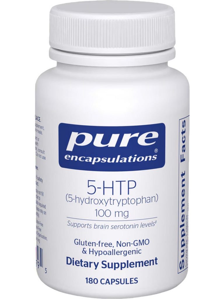 Pure Encapsulations, 5-HTP (5-Hydroxytryptophan), 100 mg, 180 Capsules