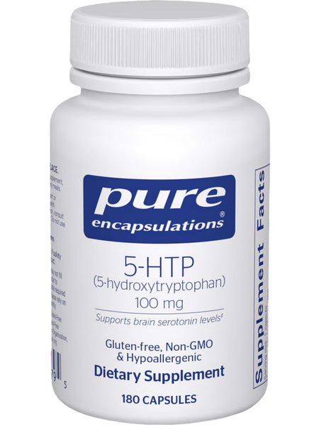 Pure Encapsulations, 5-HTP (5-Hydroxytryptophan), 100 mg, 180 Capsules