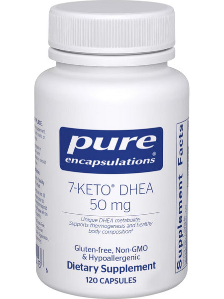 Pure Encapsulations, 7 Keto DHEA, 50 mg, 120 Capsules