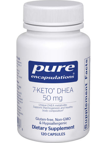 Pure Encapsulations, 7 Keto DHEA, 50 mg, 120 Capsules