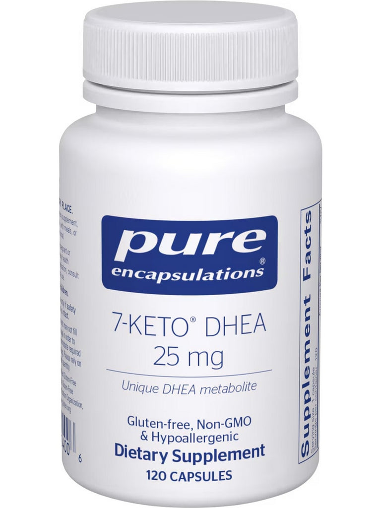 Pure Encapsulations, 7 Keto DHEA, 25 mg, 120 Capsules