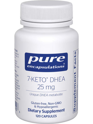 Pure Encapsulations, 7 Keto DHEA, 25 mg, 120 Capsules