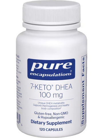 Pure Encapsulations, 7-Keto DHEA, 100 mg, 120 Capsules