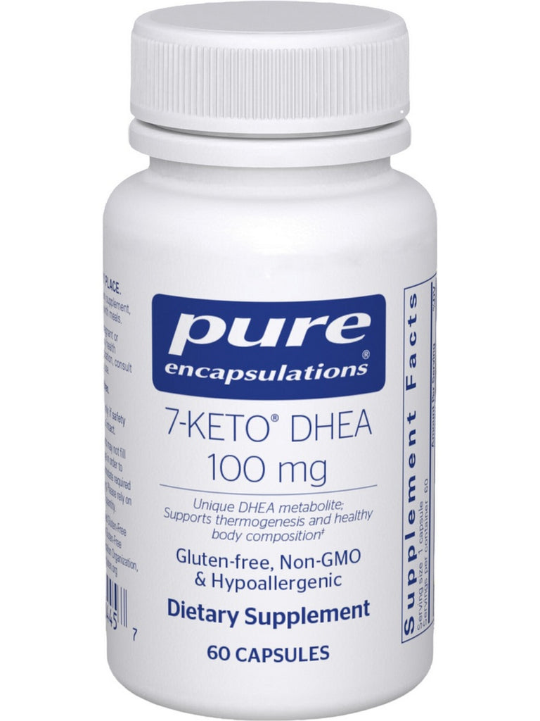Pure Encapsulations, 7-Keto DHEA, 100 mg, 60 Capsules