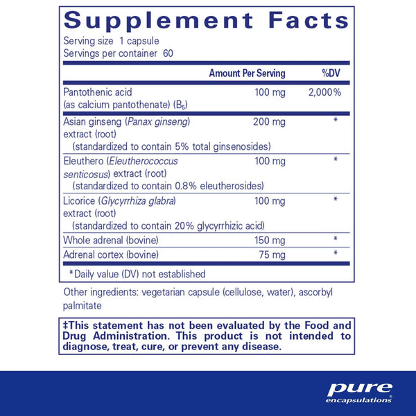 Pure Encapsulations, ADR Formula, 60 Capsules