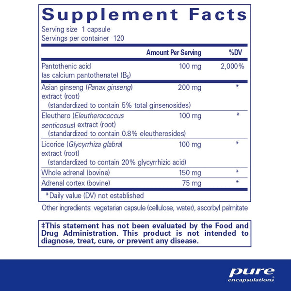 Pure Encapsulations, ADR Formula, 120 Capsules