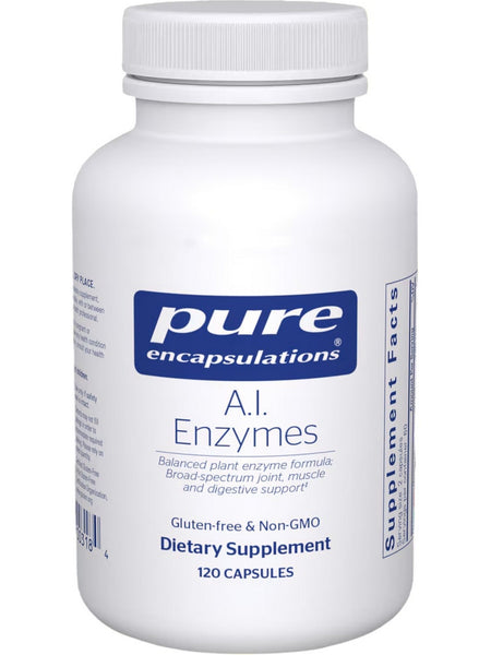 Pure Encapsulations, A.I. Enzymes, 120 Capsules