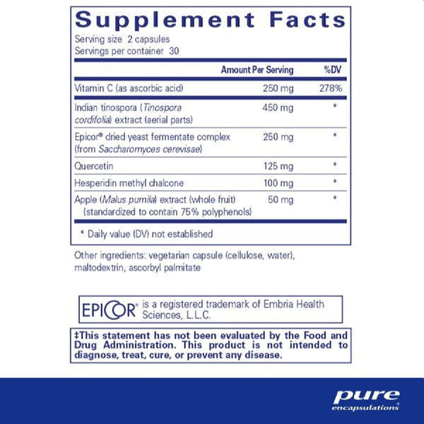 Pure Encapsulations, Aller-Essentials, 60 caps