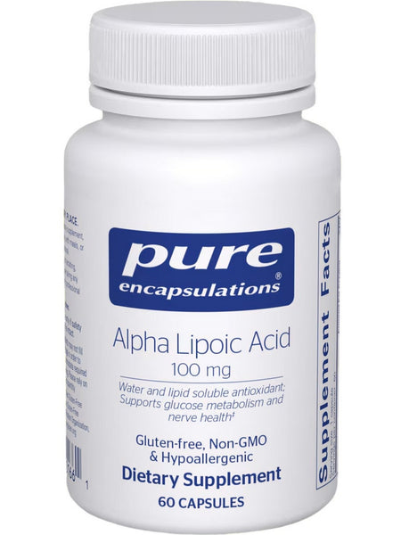 Pure Encapsulations, Alpha Lipoic Acid, 100 mg, 60 Capsules