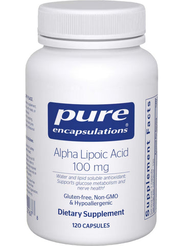 Pure Encapsulations, Alpha Lipoic Acid, 100 mg, 120 Capsules