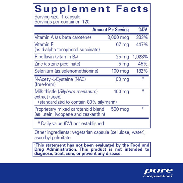 Pure Encapsulations, AntiOxidant Formula, 120 Capsules