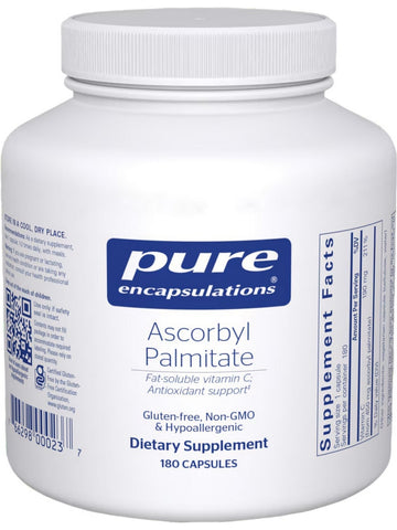 Pure Encapsulations, Ascorbyl Palmitate, 180 Capsules