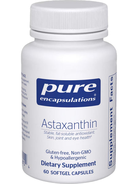 Pure Encapsulations, Astaxanthin, 60 Softgel Capsules