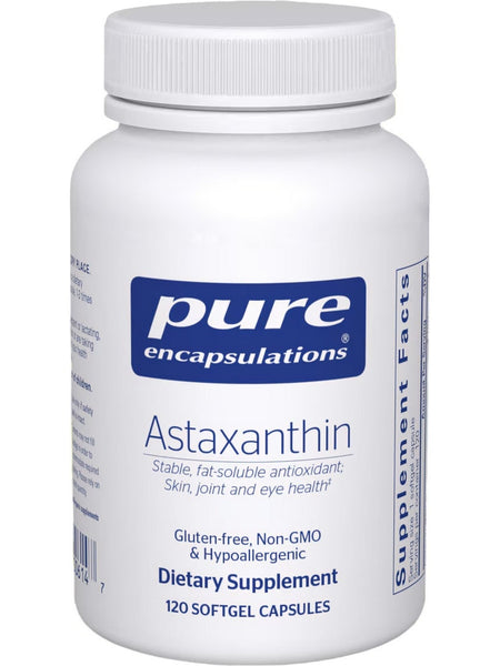 Pure Encapsulations, Astaxanthin, 120 gels