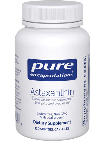 Pure Encapsulations, Astaxanthin, 120 gels