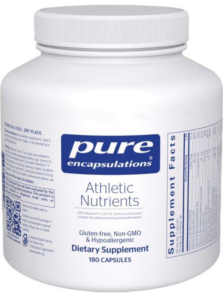 Pure Encapsulations, Athletic Nutrients, 180 caps