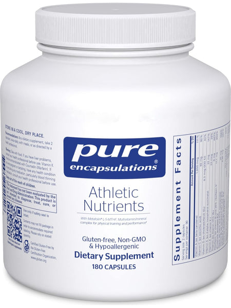 Pure Encapsulations, Athletic Nutrients, 180 caps