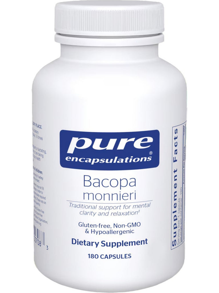 Pure Encapsulations, Bacopa Monnieri, 180 Capsules