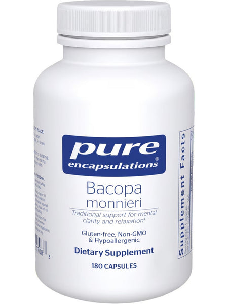 Pure Encapsulations, Bacopa Monnieri, 180 Capsules