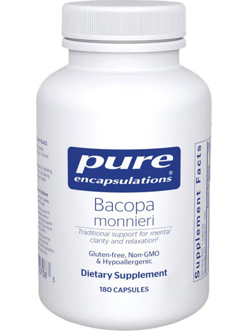 Pure Encapsulations, Bacopa Monnieri, 180 Capsules