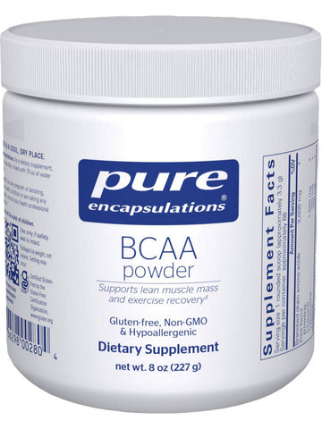 Pure Encapsulations, BCAA, Powder, 227 gms