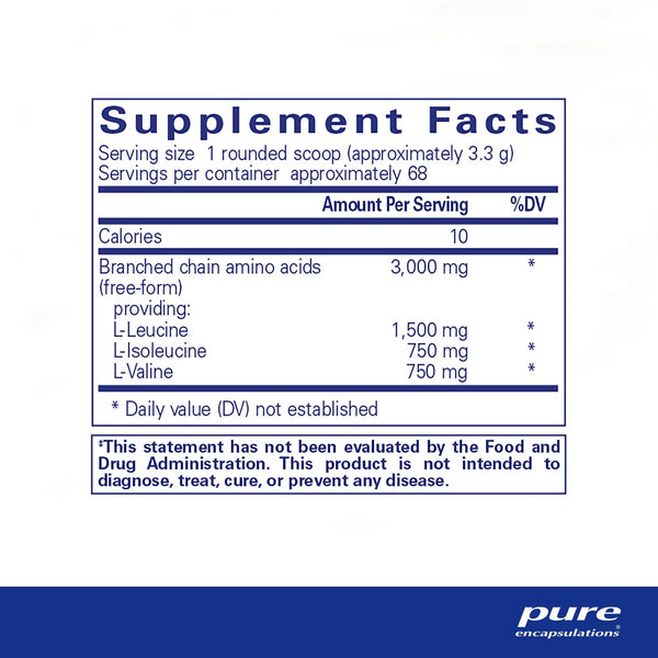Pure Encapsulations, BCAA Powder, 8 oz