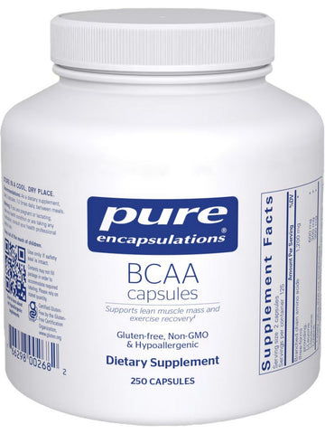 Pure Encapsulations, BCAA Capsules, 250 Capsules