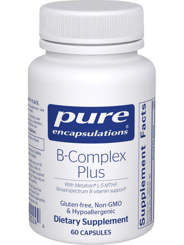Pure Encapsulations, B Complex Plus, 60 Capsules