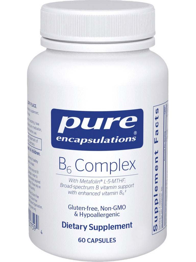 Pure Encapsulations, B6 Complex, 60 caps