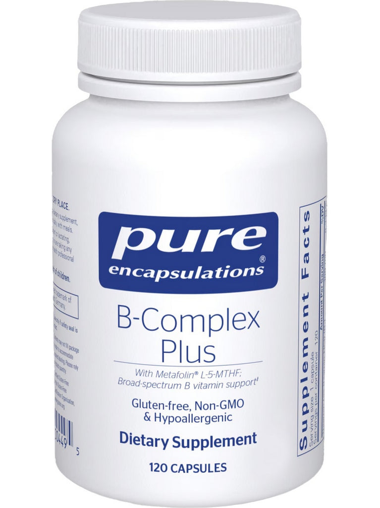 Pure Encapsulations, B Complex Plus, 120 Capsules