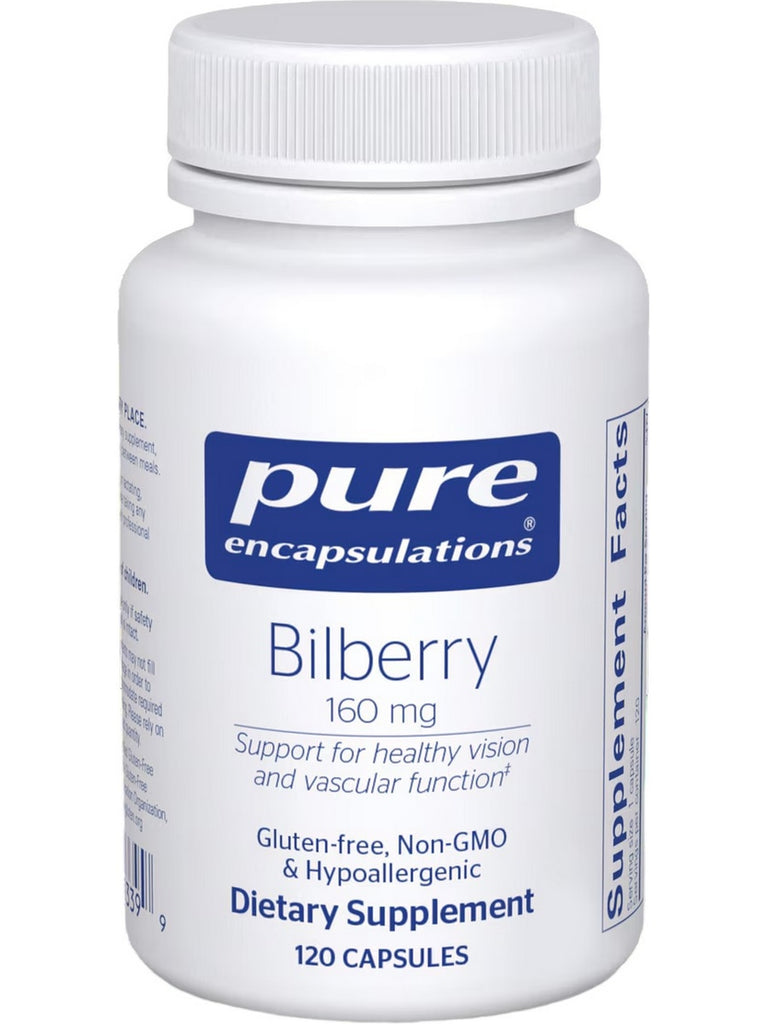 Pure Encapsulations, Bilberry, 160 mg, 120 vcaps
