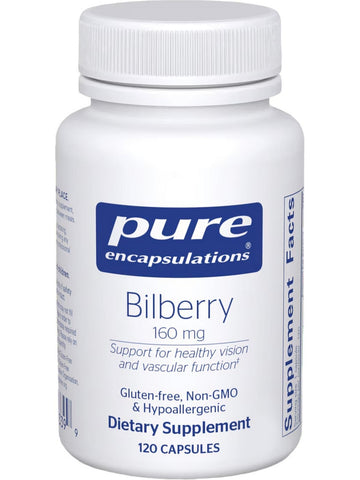 Pure Encapsulations, Bilberry, 160 mg, 120 vcaps
