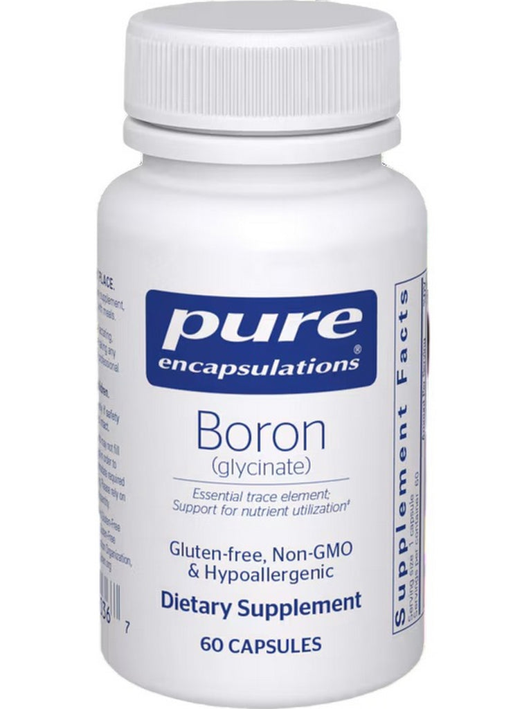 Pure Encapsulations, Boron (Glycinate), 60 Capsules