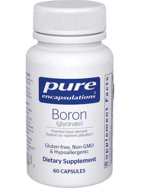 Pure Encapsulations, Boron (Glycinate), 60 Capsules