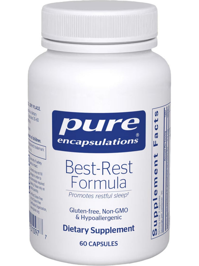 Pure Encapsulations, Best-Rest Formula, 60 caps
