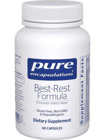 Pure Encapsulations, Best-Rest Formula, 60 caps