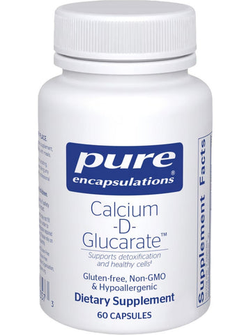 Pure Encapsulations, Calcium-d-Glucarate, 500 mg, 60 vcaps