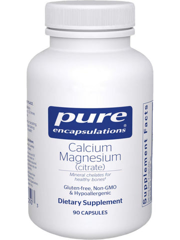 Pure Encapsulations, Calcium Magnesium (Citrate), 90 Capsules