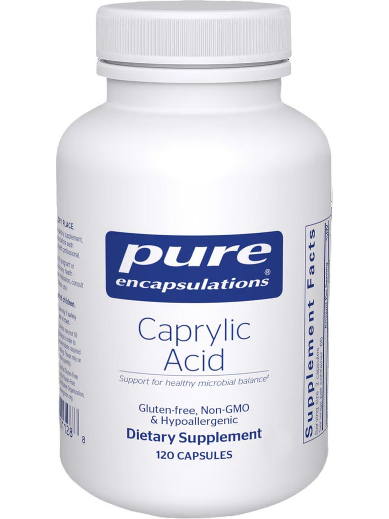 Pure Encapsulations, Caprylic Acid, 120 vcaps
