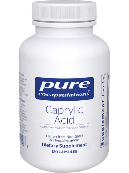 Pure Encapsulations, Caprylic Acid, 120 vcaps