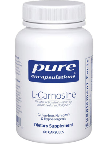 Pure Encapsulations, L-Carnosine, 500 mg, 60 vcaps