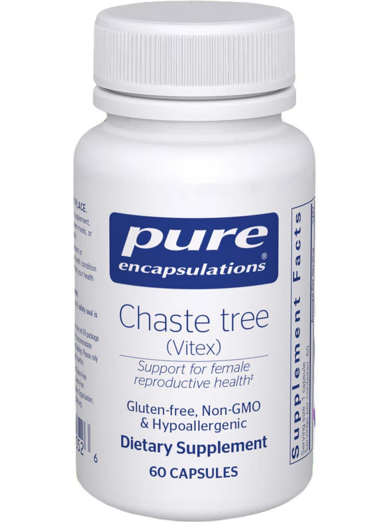 Pure Encapsulations, Chaste tree (Vitex), 60 vcaps