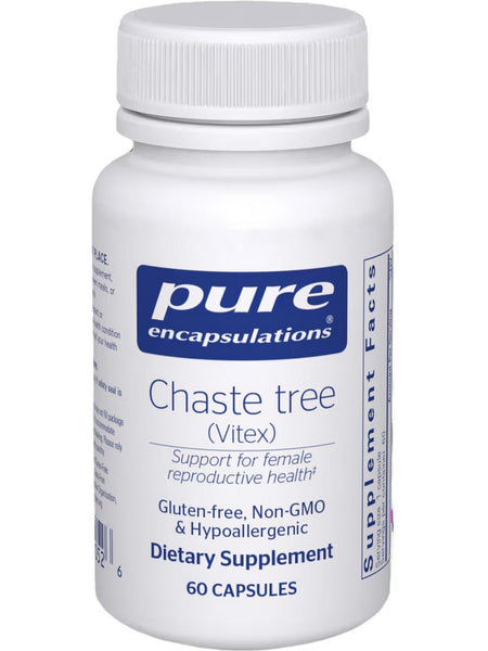 Pure Encapsulations, Chaste tree (Vitex), 60 vcaps