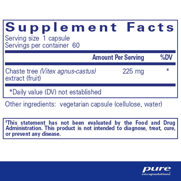 Pure Encapsulations, Chaste Tree (Vitex), 60 Capsules