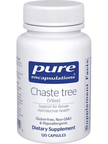 Pure Encapsulations, Chaste tree (Vitex), 120 vcaps