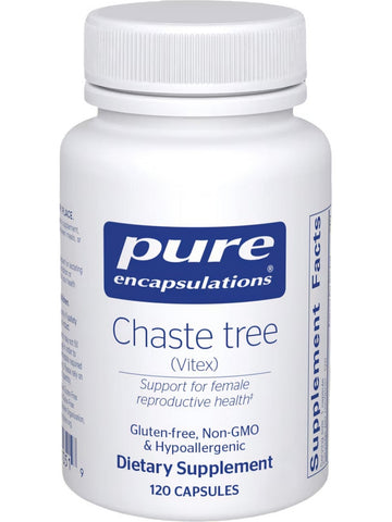 Pure Encapsulations, Chaste tree (Vitex), 120 vcaps